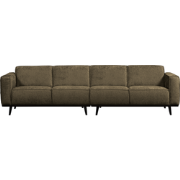 WOOOD Statement 4-Zits Bank - Polyester - Bonsai  - 77x280x93