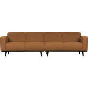 WOOOD Statement 4-Zitsbank - Bouclé - Butter - 77x280x93