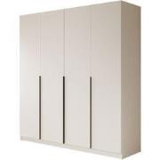 Meubella - Kledingkast Sabre - Wit - 200 cm