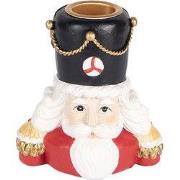 Clayre & Eef Kandelaar Notenkraker 8x6x9 cm Rood Kunststof