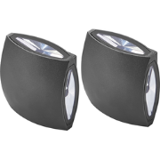 RAMAPO  - Wandlamp set van 2 - Zwart - Aluminium