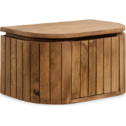 Mokka Nachtkastje - Lichtbruin Hangend