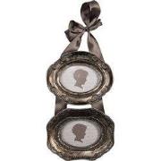 Clayre & Eef Fotolijst 9x7 cm Zilverkleurig Kunststof