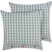 TALYA  - Sierkussen set van 2 - Mintgroen - 45 x 45 cm - Polyester