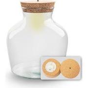 URBANJNGL - Terrarium fles ‘Little Joe’ - Incl. LED-kurk - Gesloten te...