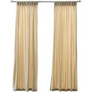 Larson - Velvet Gordijnen - 1.4m x 2.5m - Haken - Beige