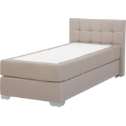 ADMIRAL - Boxspringbed - Zandbeige - 90 x 200 cm - Polyester