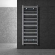 Badkamerradiator Sahara 600 x 1500 mm chroom recht met zijaansluiting