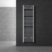 Badkamerradiator Sahara 400x1500 mm chroom recht met zijaansluiting