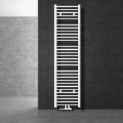Badkamerradiator Sahara 400 x 1800 mm Wit recht + midden aansluiting