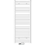 Badkamerradiator Sahara 600 x 1500 mm Wit gebogen + middenaansluiting