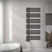 Badkamer radiator middenaansluiting 500x1200 mm wit met universele the...