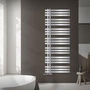 Badkamerradiator middenaansluiting 600x1600 mm chroom met wandaansluit...