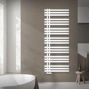 Badkamer radiator middenaansluiting 600x1600 mm wit met muuraansluitse...