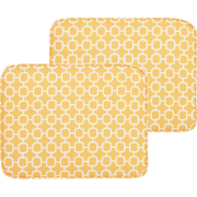 FIJI  - Tuinkussen set van 2 - Geel - 29 x 38 cm - Polyester