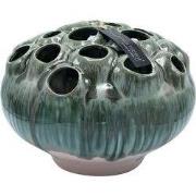 Villa Pottery  Groene schaal vaas   - 15