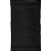 Strandlaken XXL 100x200 cm Antraciet– Zacht Velours Katoen – Sneldroge...