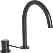 COLICO - Wastafelmengkraan - Zwart - Messing