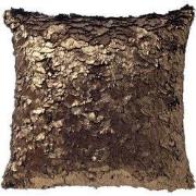 Dutch Decor SILVIJN - sierkussen 45x45 cm - metallic look - Raven - zw...