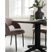 MUST Living Dining chair Arca,86x61x61 cm, glossy brown