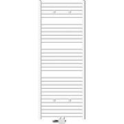 Badkamerradiator Sahara 750 x 1800 mm Wit gebogen + middenaansluiting