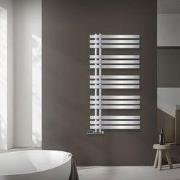 Badkamerradiator IJzer EM 600x1200 mm chroom met wandaansluitset