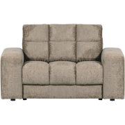 WOOOD Second Date Loveseat - Structure Velvet - Wheatfield