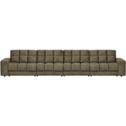 WOOOD Second Date 4-zits Bank - Structure Velvet - Bonsai