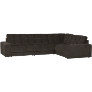 WOOOD Second Date Hoekbank Rechts - Vintage - Antraciet