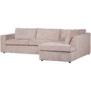 WOOOD Hoekbank Rechts Hajo - Chenille - Sand - 84x283x197