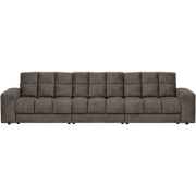 WOOOD Second Date 3-zits Bank - Structure Velvet - Mountain