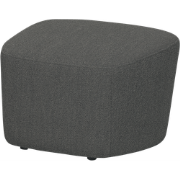 vtwonen Lofty Hocker - Bouclé - Staalgrijs - 41x62x48