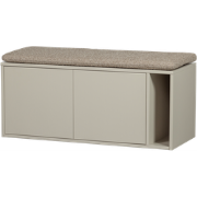 vtwonen Settle Down Tv-Meubel/Bankje Incl. Kussen - Grenen - Dust