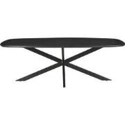 Livingfurn Jesper Danish Oval Black 230cm