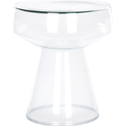 LAGUNA - Bijzettafel - Transparant - Glas