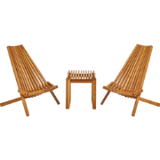 BELLANO - Balkonset - Lichthout - Acaciahout