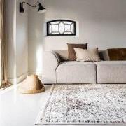 Vintage vloerkleed Arya bruin/beige Beige; Bruin - Polypropyleen