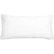 ERRIGAL - Kussen hoog - Wit - 40 x 80 cm - Microvezels