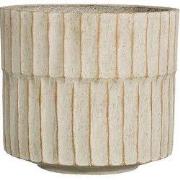 Apiro pot rond off white h19xd20cm