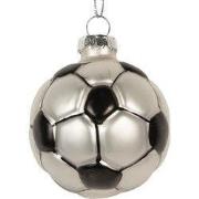 Clayre & Eef Kersthanger Bal Ø 6x6 cm Grijs Glas