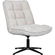 LABEL51 Fauteuil Vince - Naturel - Elite - 63x74x91 cm