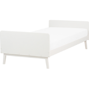 BONNAC - Eenpersoonsbed - Wit - 90 x 200 cm - Dennenhout