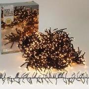 Cluster feeënverlichting LED 11m, 1512 LED's warm wit, 8 lichtstanden ...