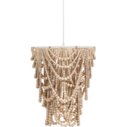 TURABO - Kroonluchter - Lichtbruin - Rubberhout