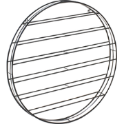 ANNACOTTY - Wijnrek - Zwart - IJzer