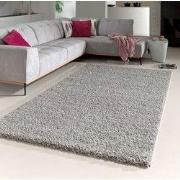 Hoogpolig vloerkleed - Candy Shaggy Lichtgrijs - 270 X 370 CM