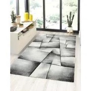 Kristal Modern Antraciet vloerkleed - 120 X 170 CM