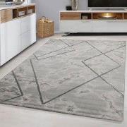 Alba Modern Grijs vloerkleed - Marmer Design - 200 X 290 CM