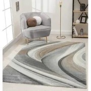 Vernazza Modern Bruin / Beige vloerkleed - - 80 X 150 CM
