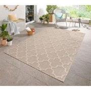 Tenedo Indoor & Outdoor Beige vloerkleed - Barok Design - 140 X 200 CM
